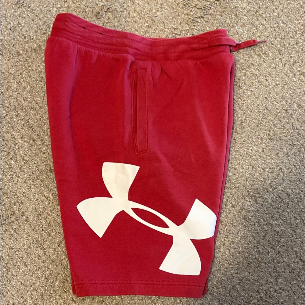 Under Armour Men's Red Athletic Shorts